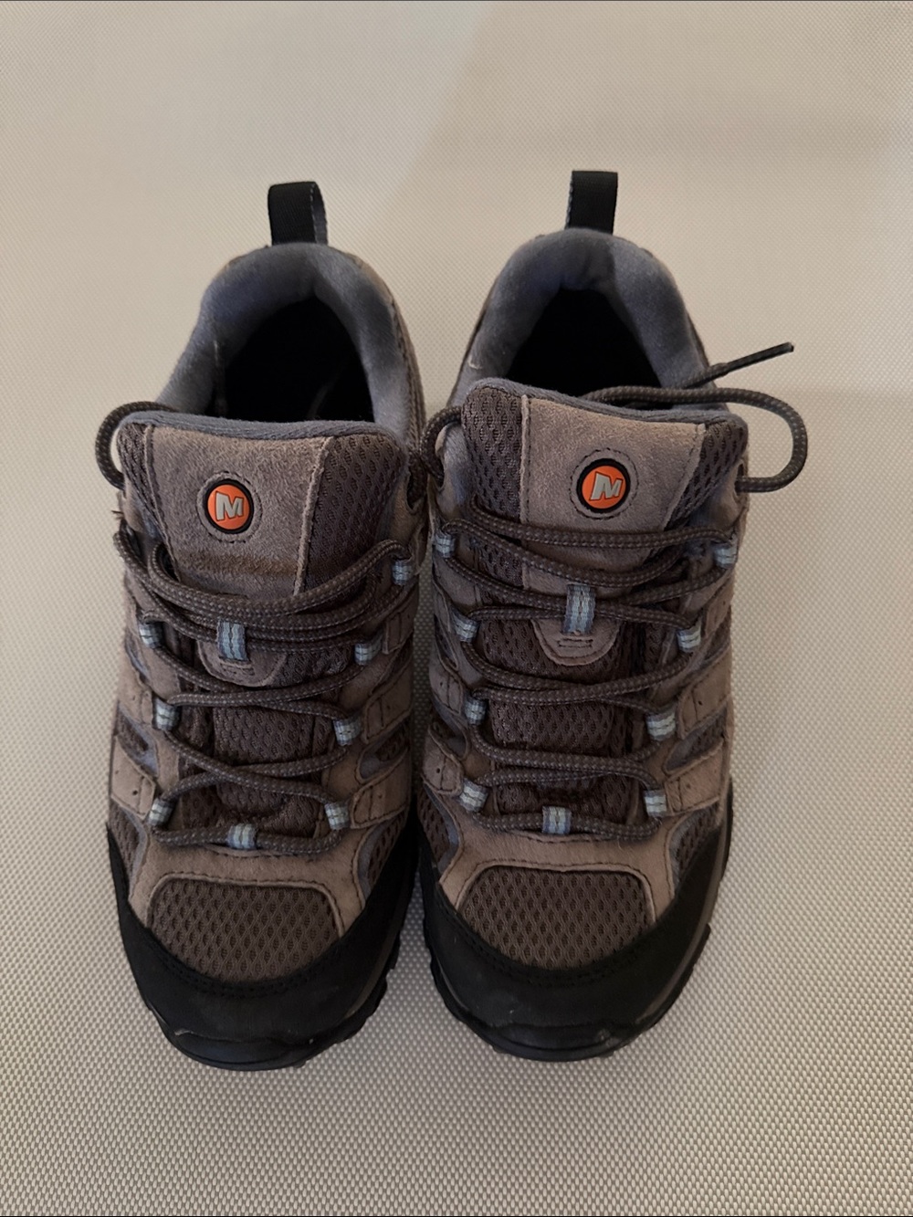 Merrell Gray and Black Women's Trail Sneakers